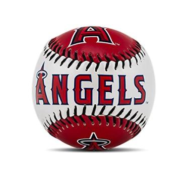 Imagem de Franklin Sports MLB Los Angeles Angels Team Baseball – Logotipo da equipe MLB – Bola de beisebol macia – Brinquedo de beisebol para crianças – Ótima decoração para mesas e escritório