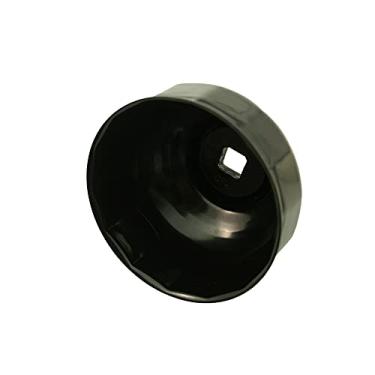 Imagem de CTA Tools Chave de filtro de óleo tipo tampa A267-74,5 mm x 14 canais - grau profissional, acabamento preto, estampagem de precisão, alcance profundo, chave de filtro de óleo