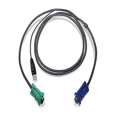 Imagem de IOGEAR Cabo USB KVM, 1,8 m, G2L5202U, cinza escuro