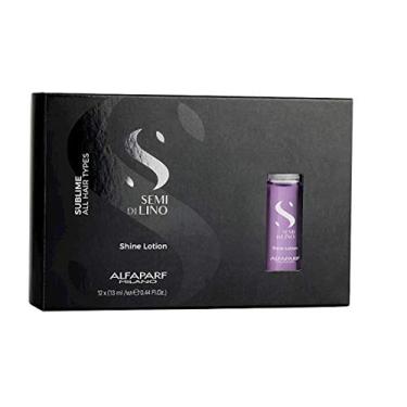 Imagem de Kit Ampola Rosa Alfaparf Semi Di Lino Sublime Shine Lotion (12x13ml)