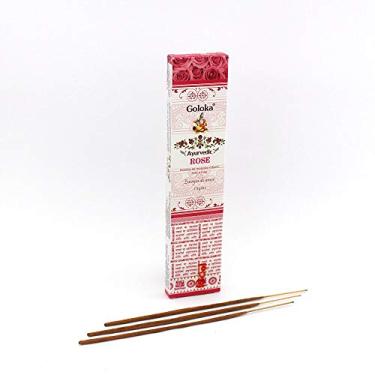 Imagem de Incenso Goloka Massala Ayurvedic Rose (Energia do Amor)