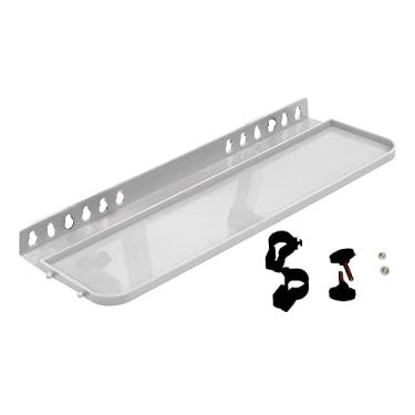 Imagem de Prateleira de bandeja de cavalete, bandeja de armazenamento removível universal multiuso durável, acessório de pintura de artistas, Prata