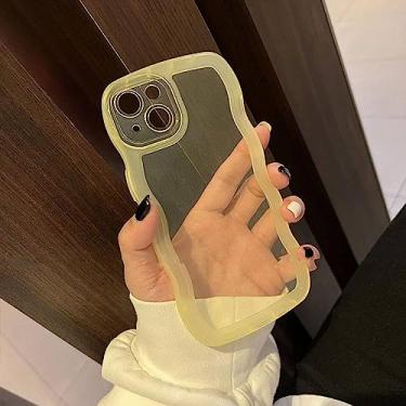 Imagem de Estojo de telefone transparente bonito e ondulado para Xiaomi Poco F4 POCO X4 GT F5 Pro F3 F2 Pro M3 Pro Candy Capa transparente à prova de choque, dbl th, para Poco X4 GT