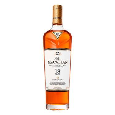 Imagem de The Macallan Single Malt Whisky 18 Anos Sherry Oak Cask 700ml - Beam S