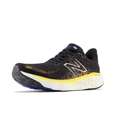 Imagem de New Balance Fresh Foam 1080v6 Tênis de corrida masculino, Preto/calêndula quente, 38