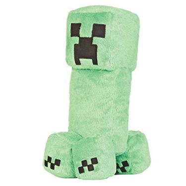 Minecraft Creeper Pelúcia Verde / Preto 26cm