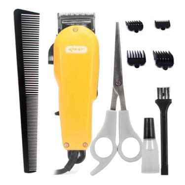 Imagem de Maquina De Cortar Cabelo E Barba Profissional E Potente Knup 220V