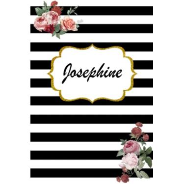 Imagem de Josephine: Classic Floral Personalized Notebook/Journal/ Log Book/ Planner With Name, 110 pages of your selected paper, planner. Size: 6” x 9”