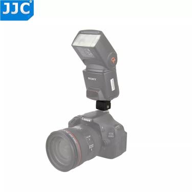 Imagem de Jjc-adaptador de sapata para câmera  para sony/maxxum flashes  saída fêmea  padrão iso  multi