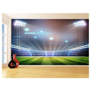 Imagem de Papel De Parede 3D Esporte Estádio Gramado Campo 3,5M Spt66