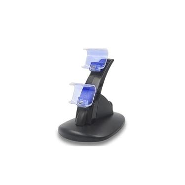 Imagem de Estação De Dock De Carregador De Controlador Vomeko PS 4 - Acessório De Estação De Carregador Duplo USB Com Controlador De Indicador LED Suporte De Dock De Carregamento Para PS 4 Slim Pro E Controlado