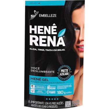 Imagem de Embelleze - Gel Hene Rena 180Gr Preto Azulado
