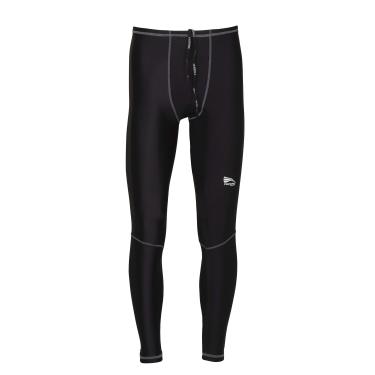 Imagem de Calça de compressão Térmica Artes Marciais, Corrida e Bike - Preto com Cinza - G