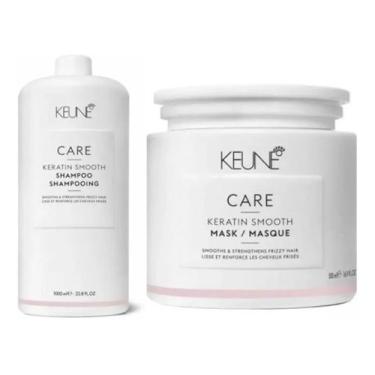Imagem de Kit Keune Care Keratin Smooth -shampoo 1l + Máscara 500ml