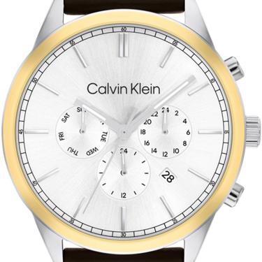 Imagem de Relógio Calvin Klein Infinite Masculino Couro Marrom - 25200381  masculino