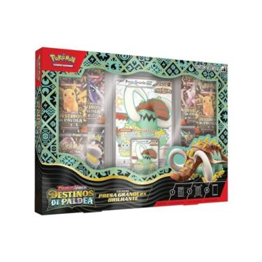 Imagem de Copag Cartas Pokémon Box Destinos de Paldea Presa Grande EX
