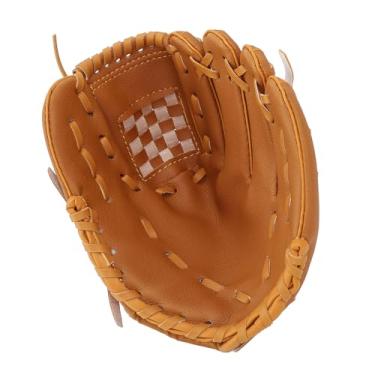 Imagem de Luva de Beisebol Série ProFlex Softball Outfield Mitt Lançamento para Destros/esquerdos, Design Ergonômico, Aderência Aprimorada (Marrom)