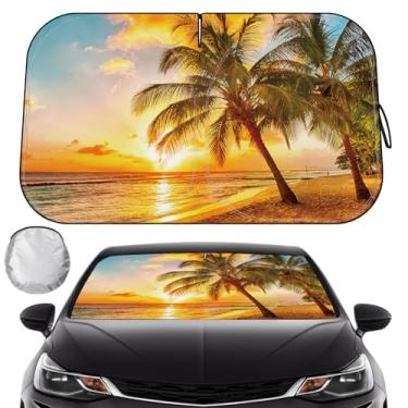 Imagem de Para-brisas de carro - O para-sol refletor oferece a melhor proteção para o interior do carro, bloqueador solar refletivo legal para pequenos sedãs, mini SUVs