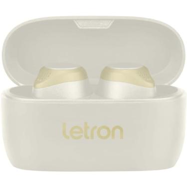 Imagem de Fone Sem Fio Neo Off White Estereo Intra Auricular Bluetooth Letron