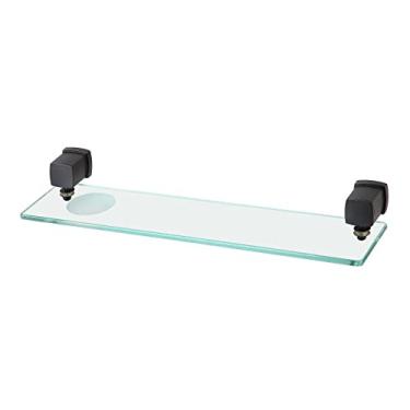 Imagem de Porta Shampoo De Vidro Com Saboneteira Block Preto Meber Meber Preto