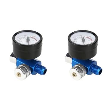 Imagem de Regulador de Pressão de Ar G1/4 rosca Pistola Regulador de Ar Ferramenta Pneumática Acessório para Monitor Pressão de Entrada de Ar 0-150psi