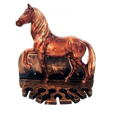 Imagem de Porta Espeto Cavalo Suporte De Parede Churrasco