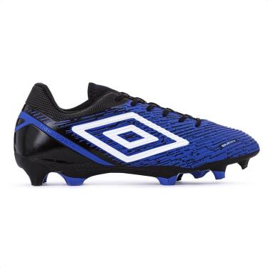 Imagem de Chuteira Umbro Campo Gravity Azul e Preto Branco - Masculino-Masculino