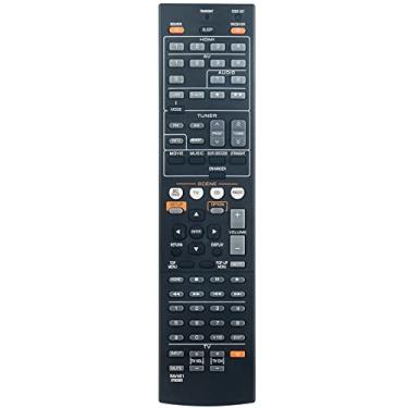 Imagem de Controle remoto de substituição RAV491 ZF30320 para receptor AV Yamaha HTR-4066 RX-V667 YHT-893 RX-V375 RX-V475 HTR-6063 RX-V471 YHT-591 YHT-791 YHT-797 HTR-300 66 HTR-4064 RX-V471BL RX-V667BL