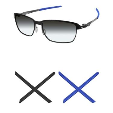 Imagem de Mryok 2 pares de kits de meias de substituição para Oakley Tinfoil OO4083 - azul e preto