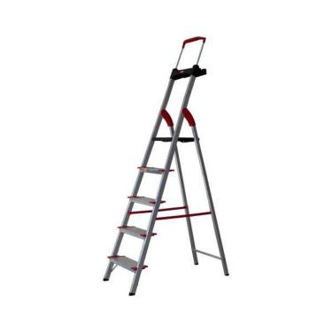 Imagem de Escada Aluminio Domestica Confort 5 Degraus - Alumasa