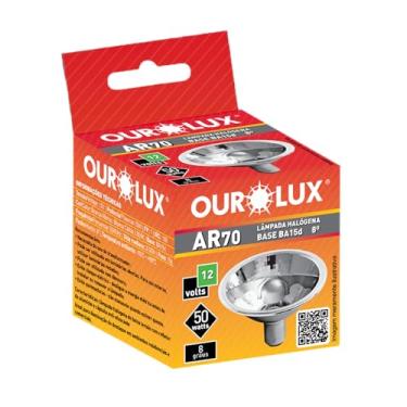 Imagem de Lâmpada de Ar 70 50W 12V 8 Graus Ourolux Ba15D