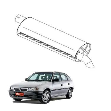 Imagem de Escapamento Silencioso Traseiro Astra Hatch 2.0 1995 1996 - Pioneiro