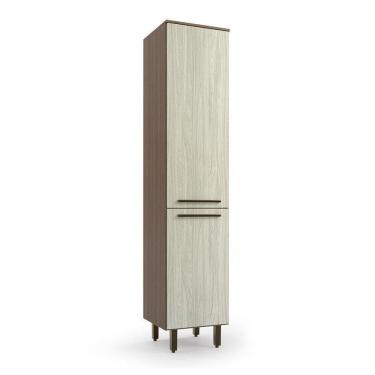 Imagem de Paneleiro Evolution Plus Simples 2 Portas Tannat/legno Crema Batrol Tannat/legno Crema