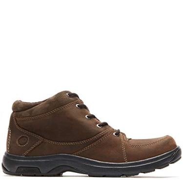 Imagem de Bota masculina impermeável Addison de corte médio Dunham, Dark Brown, 8 X-Wide