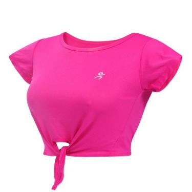 Imagem de Blusinha Manga Poliamida Dryfit Amarrado Fitness Academia - BemFit, ÚN