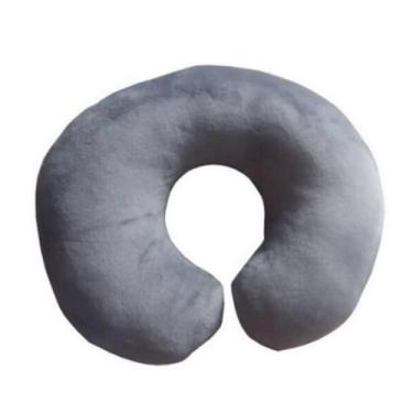 Imagem de Almofada Macia De Pescoço Cinza Apoio De Cabeça Viagem Bom - Alex Impo