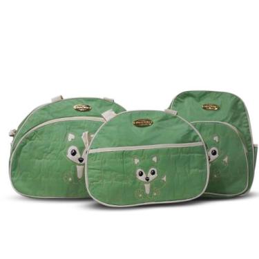 Imagem de Kit Sacola Frasqueira Bolsa Maternidade Térmica Raposa Mave - Mave Bab