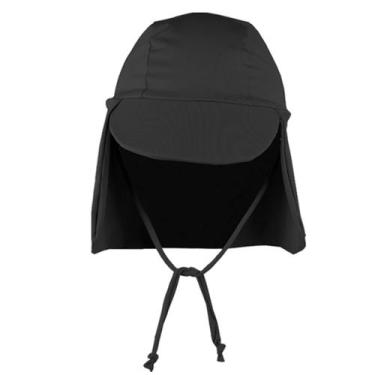 Imagem de Boné Bebe Infantil Proteção Solar Uv50+ Praia Sol - HYPESHOP, Preto, G