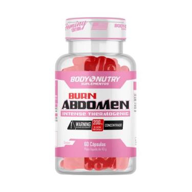 Imagem de Burn Abdomen Feminy Pote 60 Capsulas Cafeina Pura em Caps 200 mg Por D