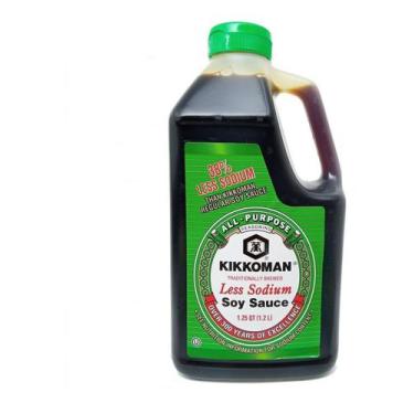 Imagem de Molho De Soja Shoyu Less Salt Menos Sódio 1,2l - Kikkoman