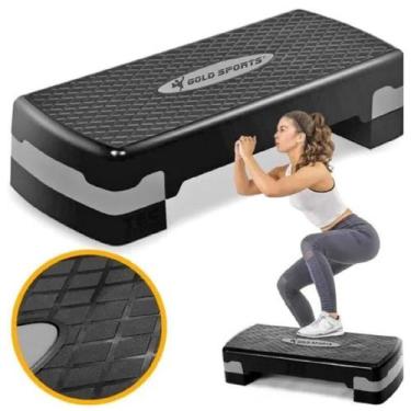 Imagem de Step Gold Sports Academia Exercicios Pro Ajustavel, Preto, Únissex, Ún