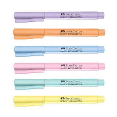 Imagem de Marca Texto Grifpen Tons Pastel FABER-CASTELL - Faber Castell, Rosa