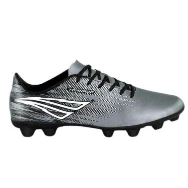 Imagem de Chuteira campo penalty tornado kids, Chumbo pto branco, 34