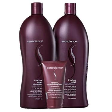 Imagem de Senscience True Hue Violet Duo 1L e Renewal Mask 150ml