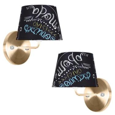 Imagem de Kit 2 Arandela New Cobre Com Cupula Tradicional Giz - MARRYLUZ