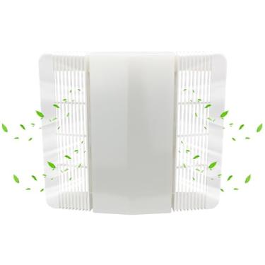 Imagem de Thaekuns 85315000 Grade e lente para ventilador de ventilação | Capa de exaustor de banheiro para Broan-Nutone 663, 663N, 663FL, 663L, 663LN, 669L, 669LN, 669FN, 763RL, 763RLN, 769RL,