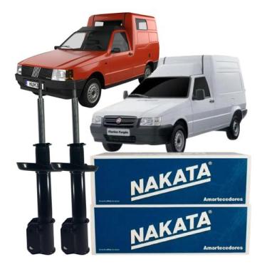 Imagem de Par Amortecedor Dianteiro Original Nakata Uno Mille Furgoneta Fiorino 