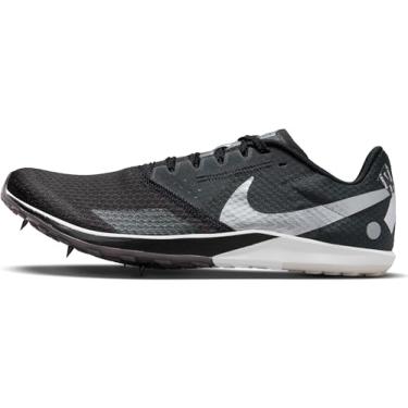 Imagem de Nike Tênis unissex Rival XC 6 Cross-Country Spikes, Preto/prata metálica, cinza fumê, 38