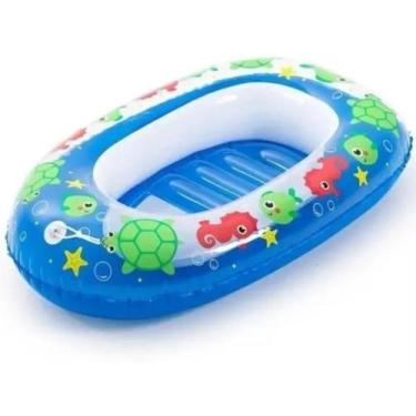 Imagem de Bóia Bote Infantil Inflável Animais Marinhos Praia Piscina - Bestway