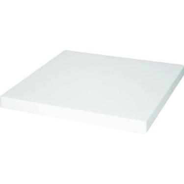 Imagem de Tampo de mesa plastico geo quadrada branca 79x79 cm - TRAMONTINA